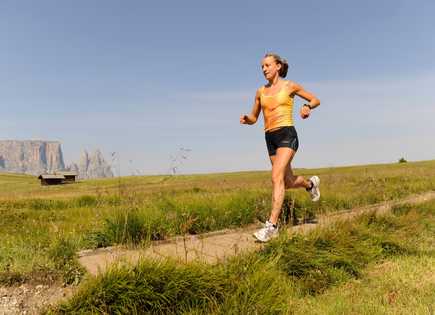 Joggen in der Höhenluft ist ein gutes Training