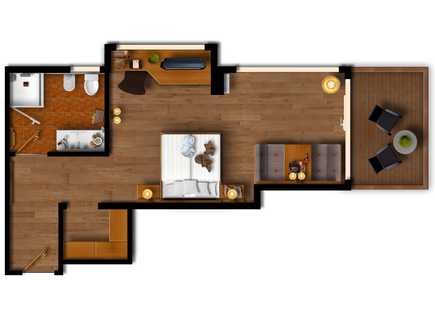 Enzian 30-35 m² / 1-4 Personen