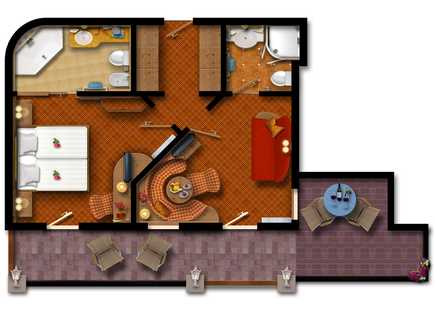 Suite Alpenrose 50 m² / 1-4 Personen